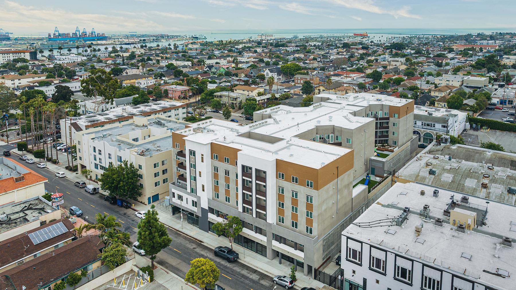 456 West affordable housing debuts in Downtown San Pedro | Urbanize LA